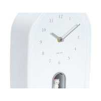 Nástenné hodiny Modern Kitty Karlsson KA6100WH, 29cm